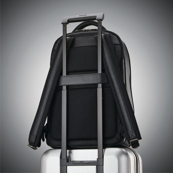 Samsonite Classic Leather Backpack for Men & Women - Durable Water-Resistant Laptop Backpack for Work, Travel & College - 15.6 Inch Business Computer Bag with USB Charging Port
