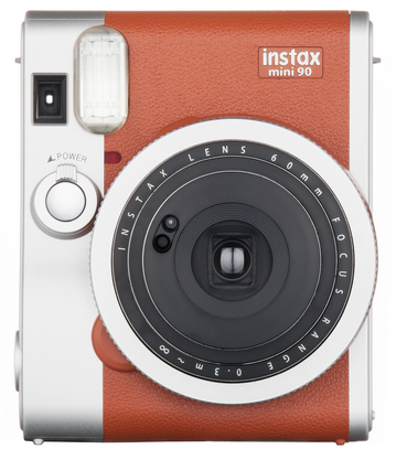 Fujifilm INSTAX Mini 90 Neo Classic Instant Film Camera (Brown) - Vintage Style Instant Camera for Travel, Parties & Memorable Moments