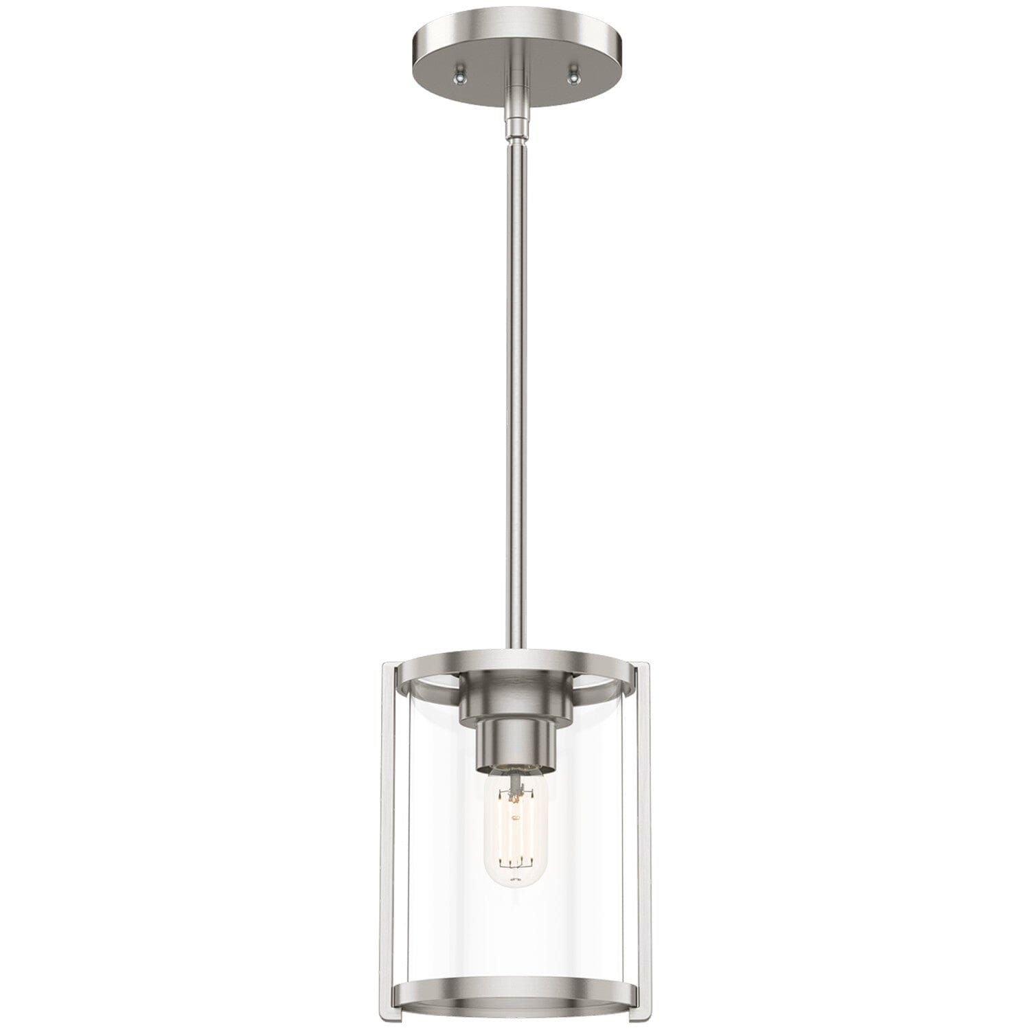 Astwood 1 Light Mini Pendant Light Fixture - Modern Small Ceiling Hanging Lamp for Kitchen Island, Dining Room, Bedroom & Office Decor