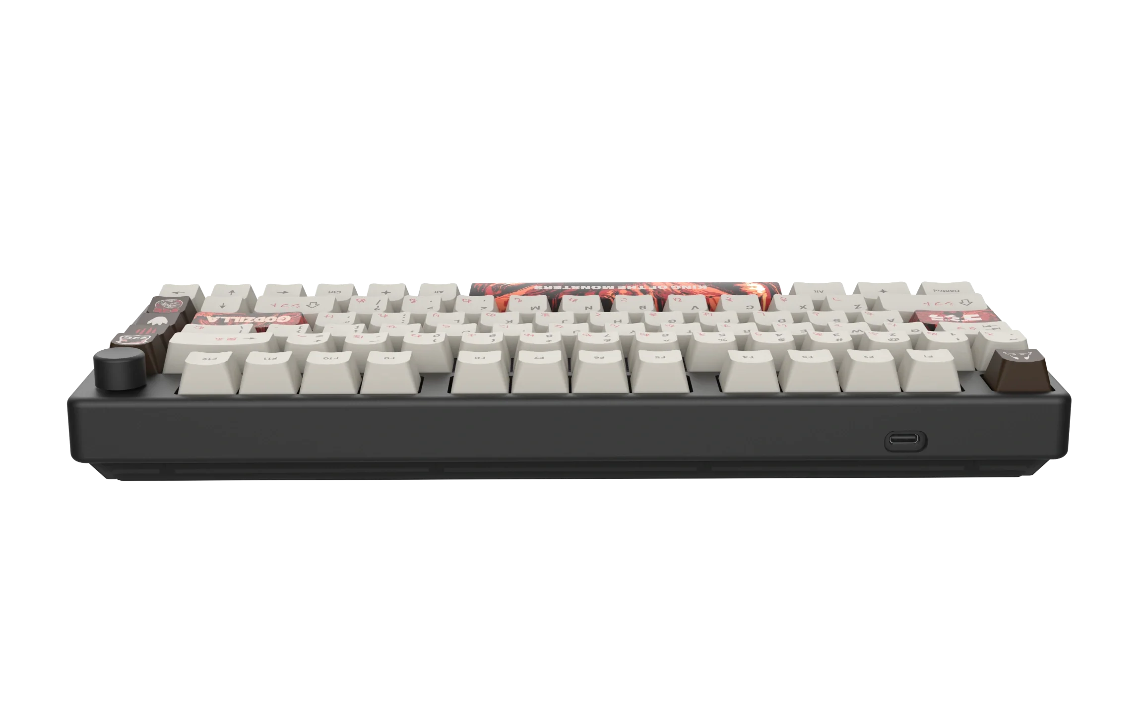 Arbiter Studio KITSUNE Polar 75 PRO Mechanical Keyboard - Godzilla Limited Edition Collection | Custom RGB Gaming Keyboard for PC & Mac | Perfect for Gaming, Typing & Office Work