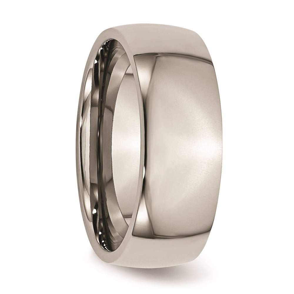 8mm Titanium Wedding Band Ring for Women - Elegant Bridal Engagement Ring, Durable & Hypoallergenic Fine Jewelry Gift for Her - Perfect for Proposals, Anniversaries & Special Occasions