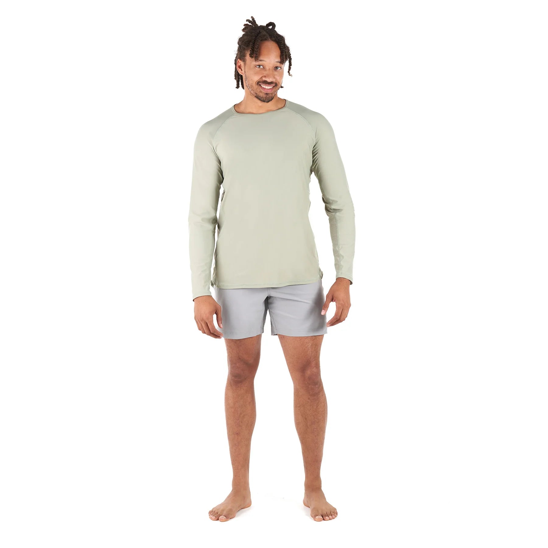 Men's Coastal Long Sleeve Top with Repreve® Recycled Fabric - Breathable & Eco-Friendly Shirt for Outdoor Adventures & Casual Wear