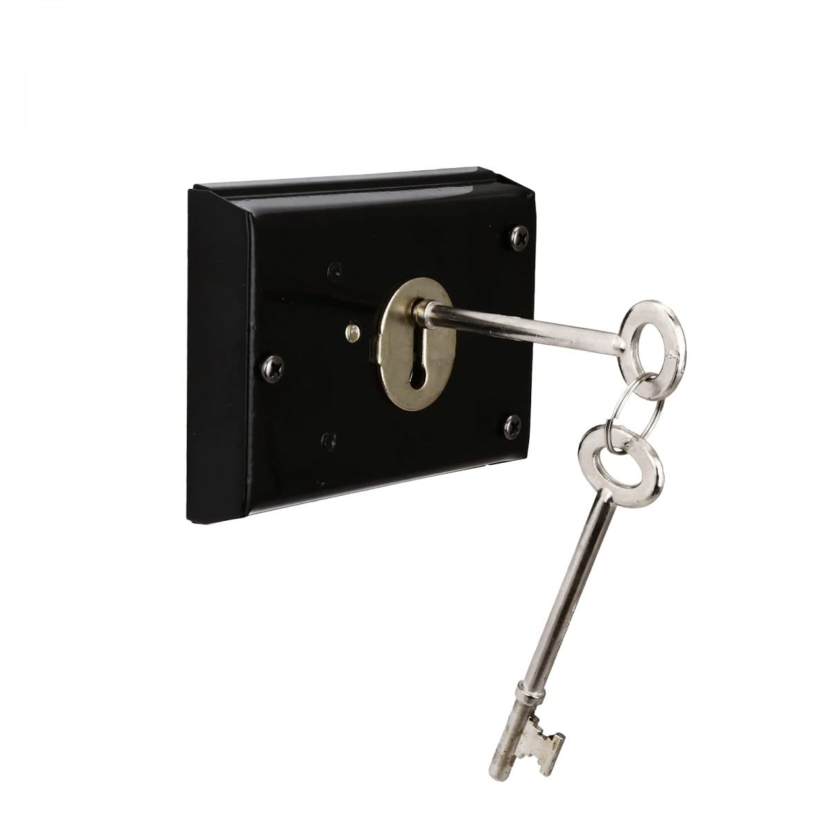 Victorian Steel Rim Door Lock 3