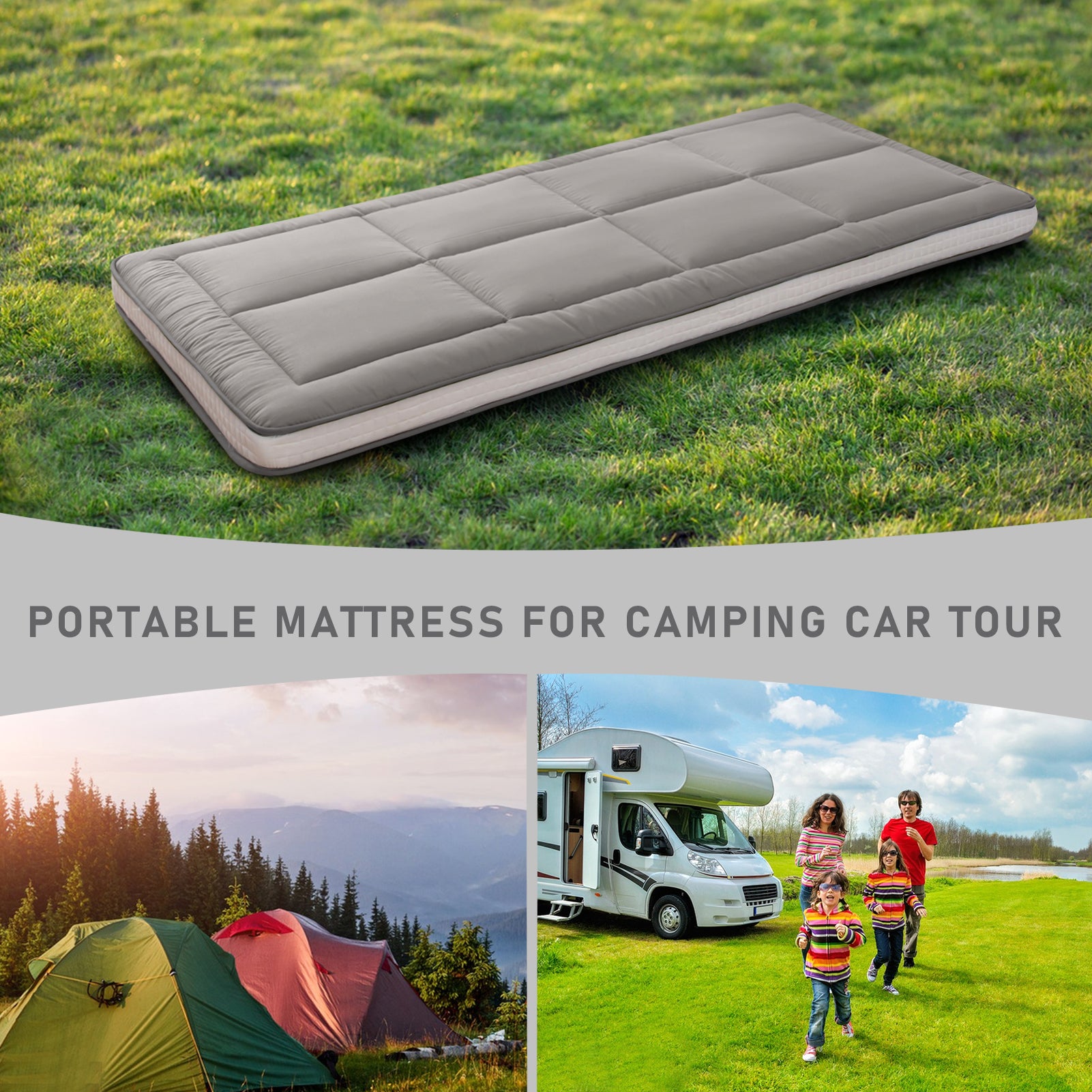 MAXYOYO 32 x 75 Inch Cot Size Futon Mattress - Foldable Floor Mattress, Tatami Mat for Guest Bed, Camping & Home Decor | Comfortable & Space-Saving Sleeping Solution