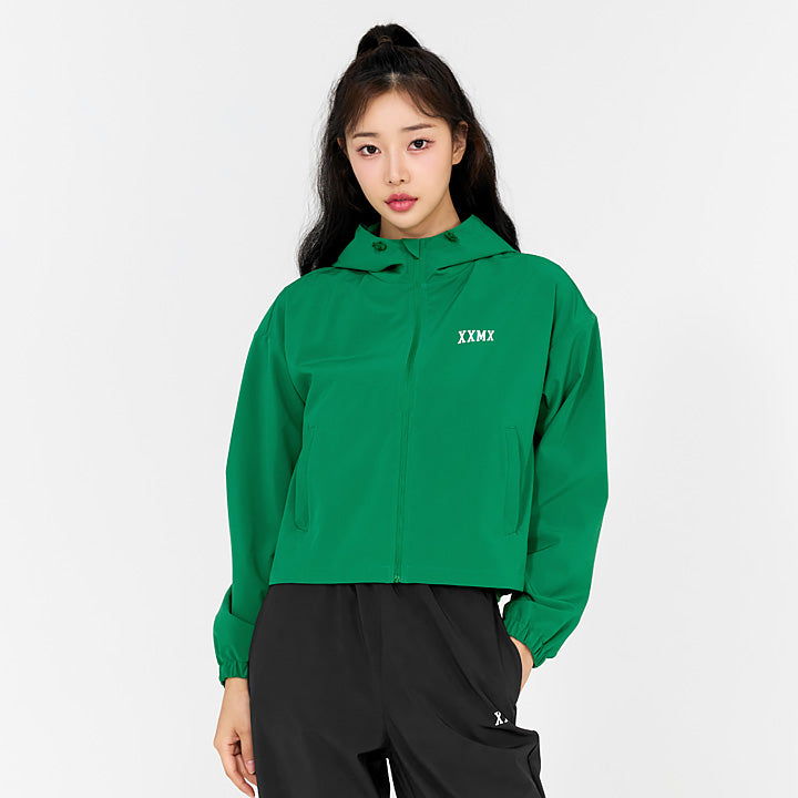 Hot Burning Up Hood Crop Jacket - Trendy Women's Fashion Jacket for Streetwear & Winter Outfits