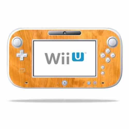 MightySkins Nintendo Wii U Gamepad Controller Skin Wrap Sticker - Birch Wood Grain Design | Protective Cover for Gaming Accessories | Perfect for Home Entertainment & Gaming Setups