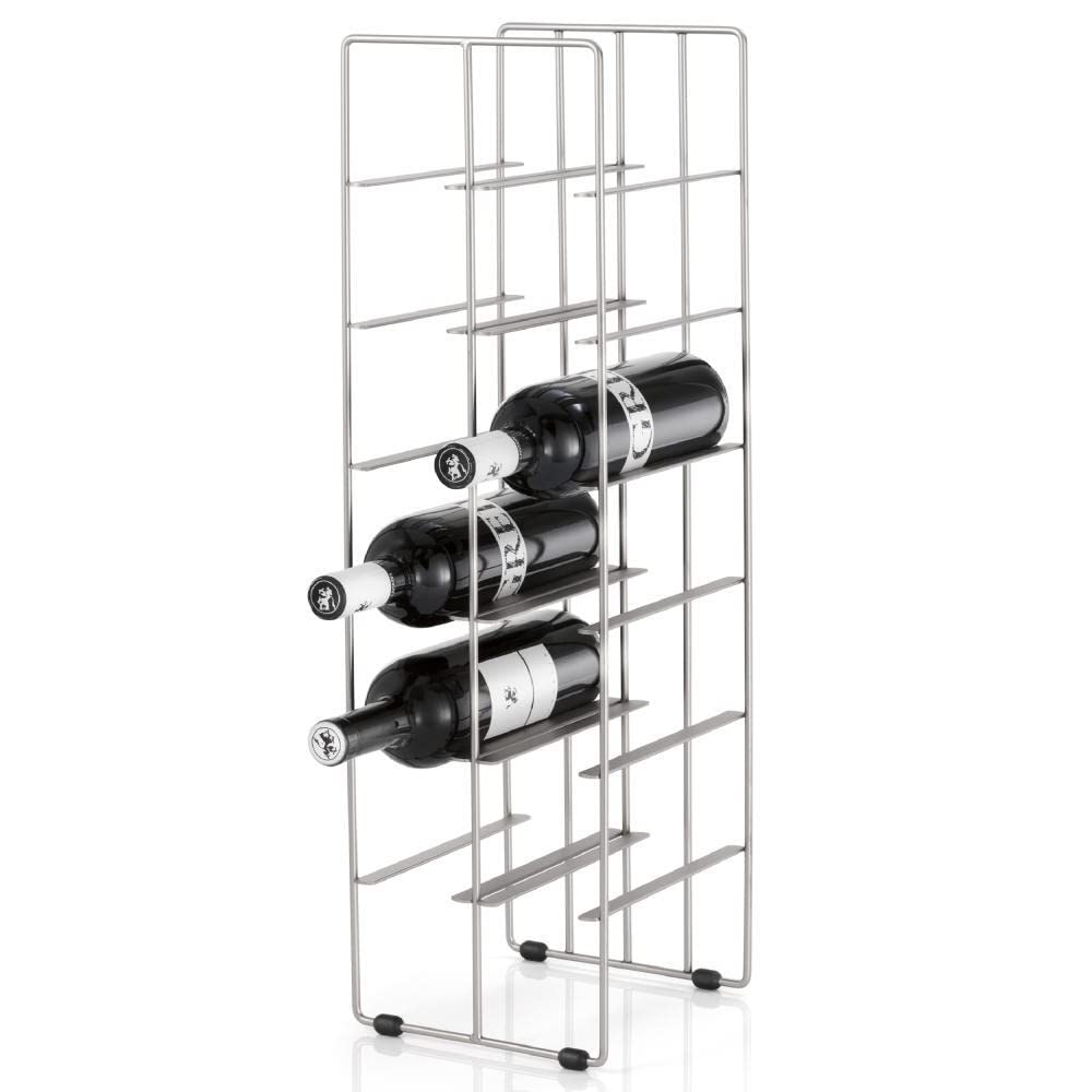 Premium Blomus Wine Bottle Storage Rack - Holds 12 Bottles for Wine Cellar, Kitchen, or Dining Room Organization