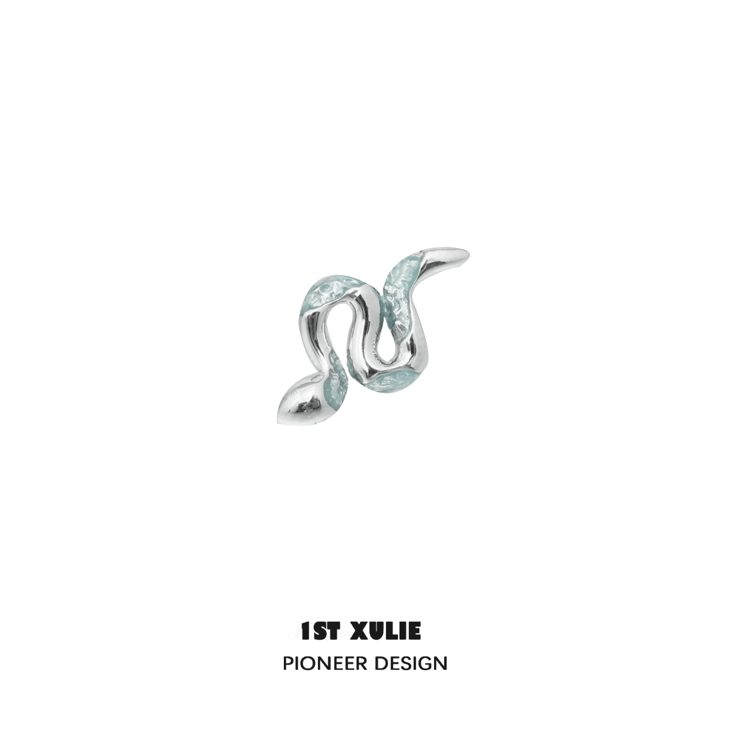 Frozen Serpent Girl S925 Sterling Silver Snake Earrings - Hypoallergenic Ear Clips for Women | Perfect for Gothic Fashion, Halloween Costumes & Alternative Jewelry Lovers