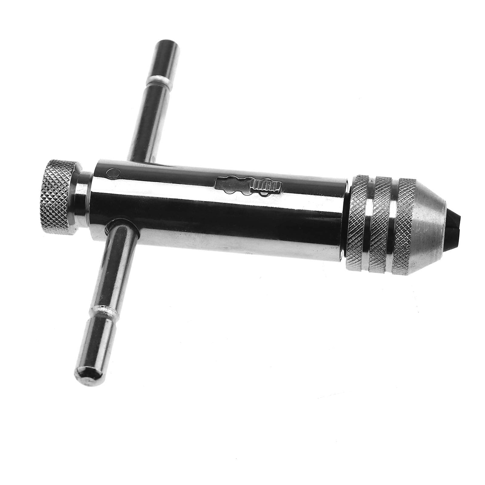 Reversible Ratchet Tap Holder Wrench Handle - Adjustable T-Handle Tool Set M3-M8 & M5-M12 for Metalworking, Plumbing, and DIY Projects - SING F LTD