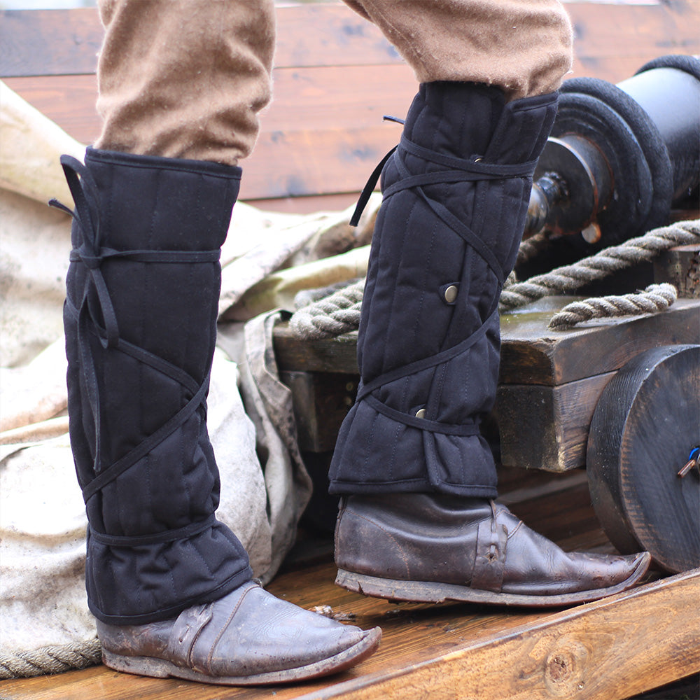 Black Padded Legs Eisenbrück - Comfortable & Stylish Leg Support for Home, Office & Travel Use