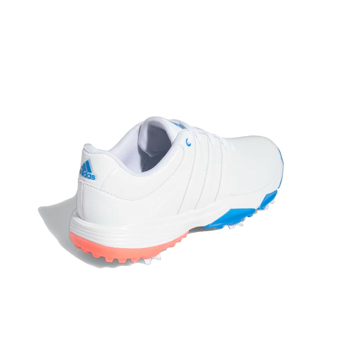 adidas Kids' Tour360 22 Golf Shoes (GV9665) - Junior Golf Shoes for Boys & Girls - Comfortable & Durable Spiked Golf Shoes for Young Golfers - Perfect for Golf Tournaments & Practice