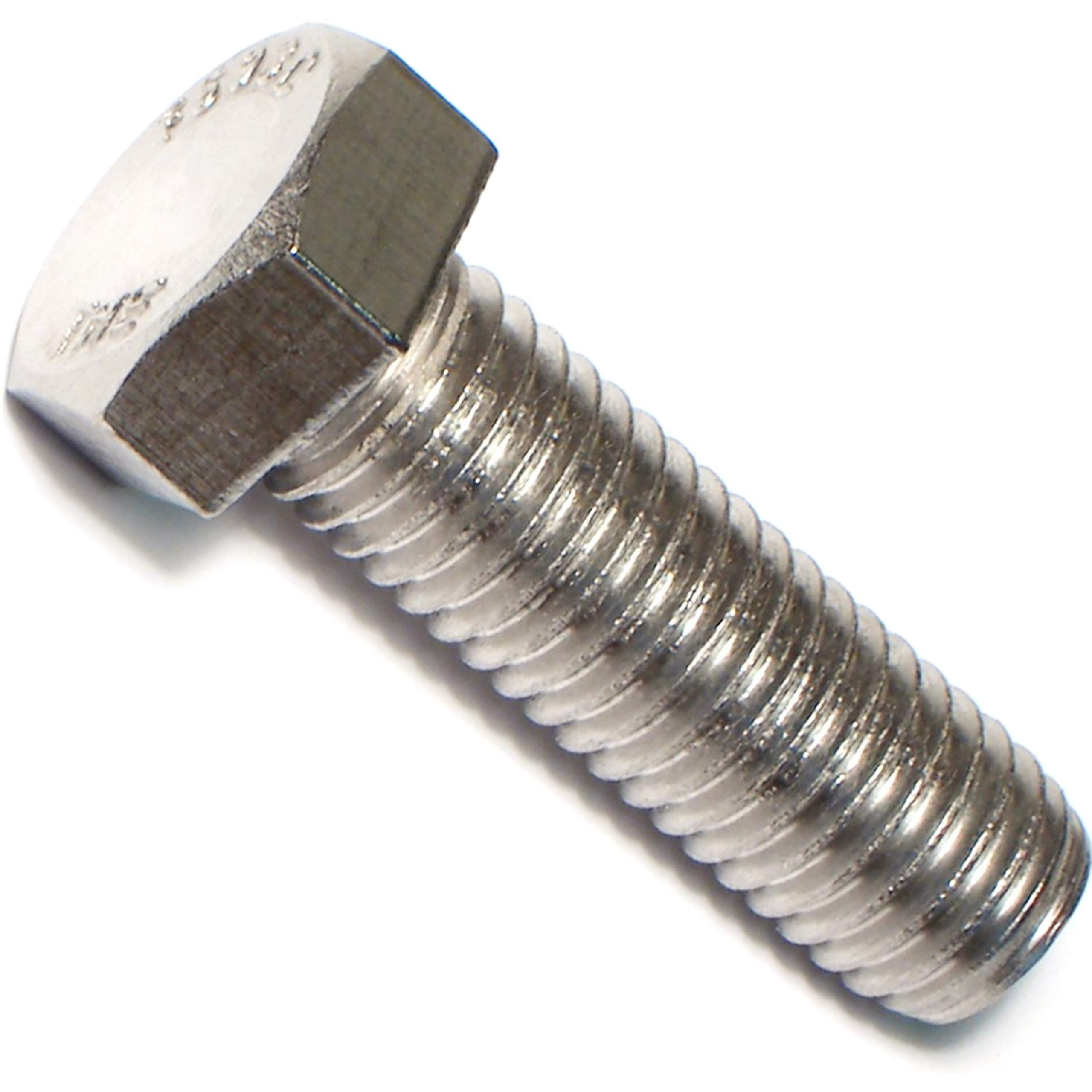 5/8-11 x 2 Inch Hex Cap Screws (4-Pack) - Heavy Duty Bolts for Construction, Machinery & Automotive Repair - Zinc Plated Steel Fasteners for Outdoor & Industrial Use