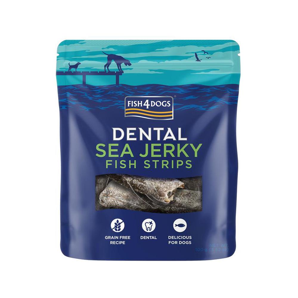 Premium Sea Jerky Fish Strips - All-Natural Dog Treats for Training & Rewards | High-Protein, Grain-Free Snacks for Small & Large Breeds | Perfect for Outdoor Adventures & Travel