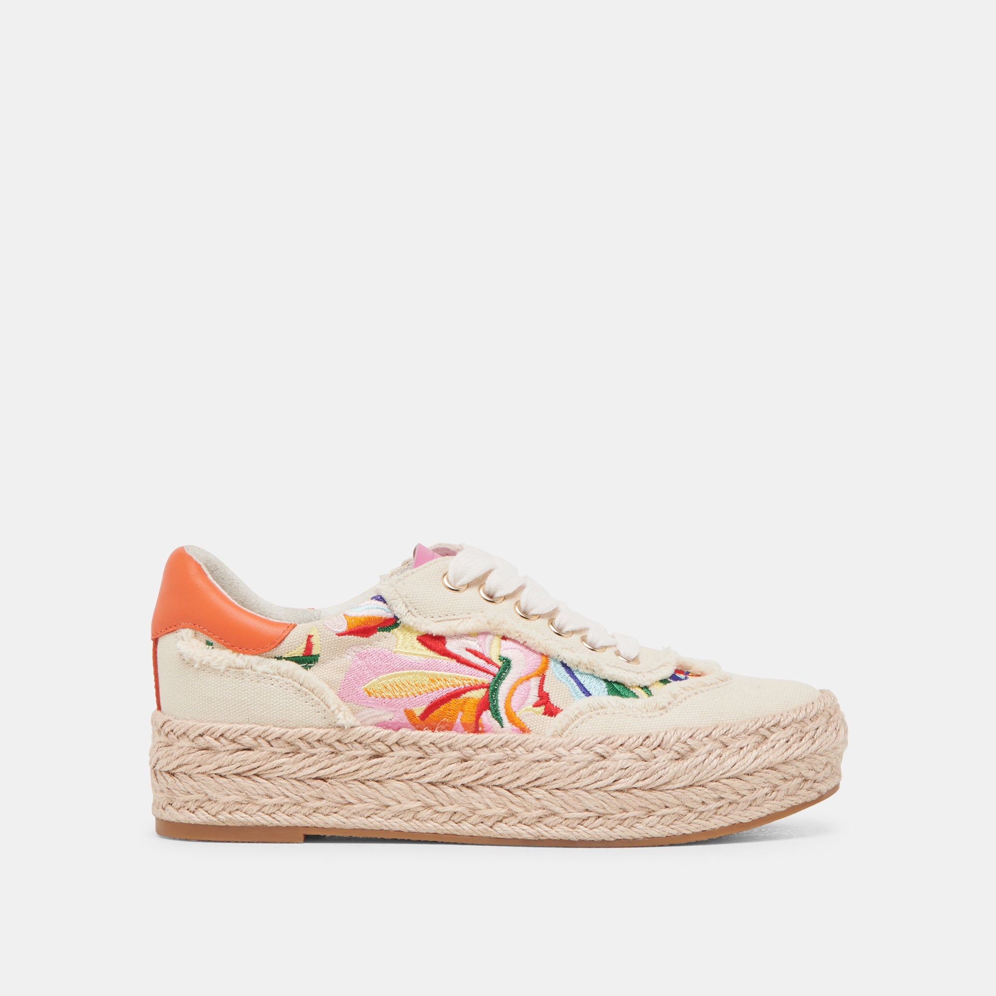 FREDY Floral Print Canvas Sneakers - Women's Casual Multi-Color Fashion Shoes for Walking, Running & Everyday Wear