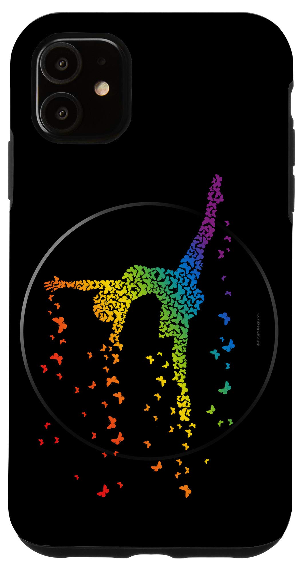 iPhone 11 Case for Ballet & Dance Lovers - Butterfly Dancer Design - Perfect for Ballet Performances, Dance Classes & Gift Giving