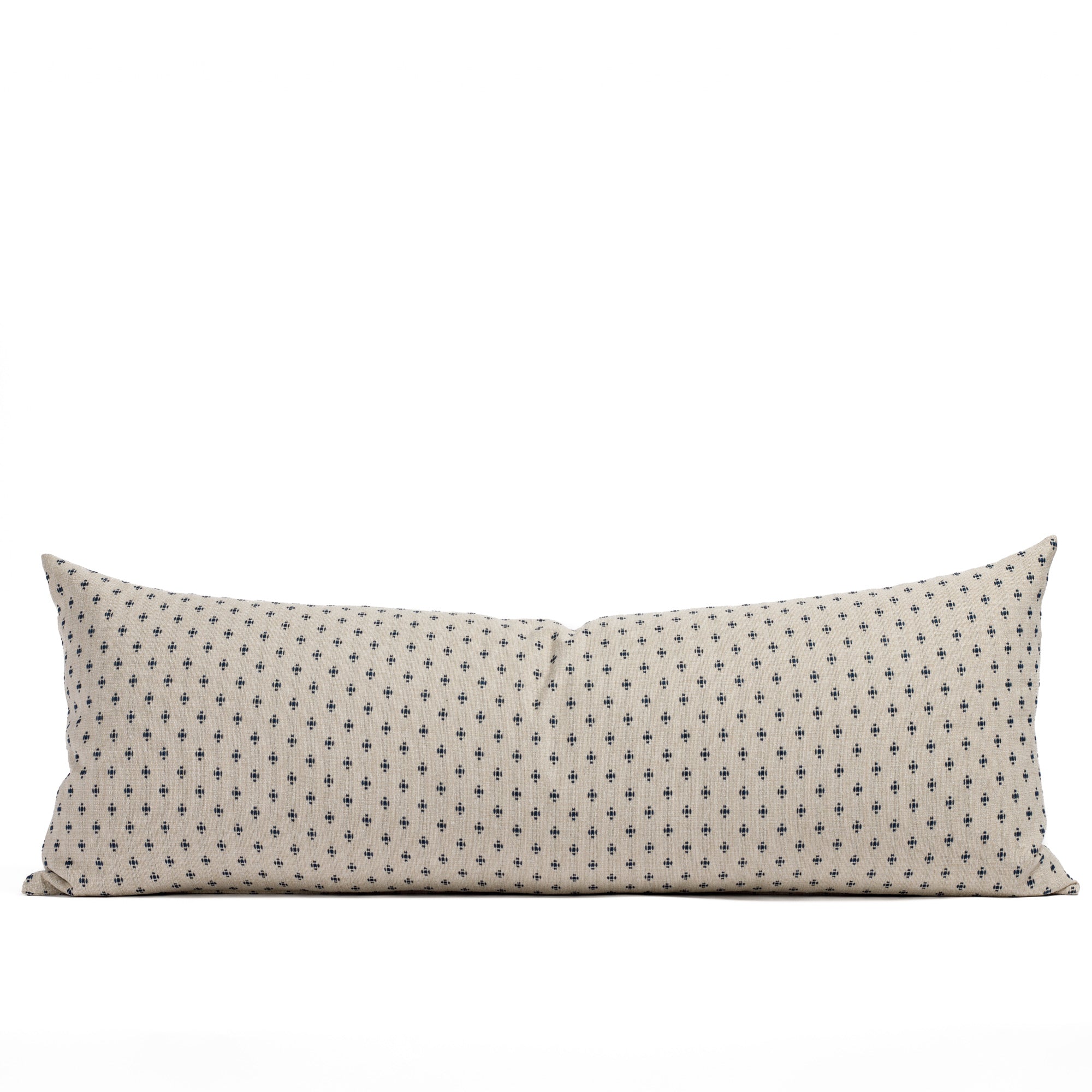 16x42 Navy Blue Bolster Pillow for Couch, Bed & Sofa - Comfortable Support for Reading, Lounging & Sleeping