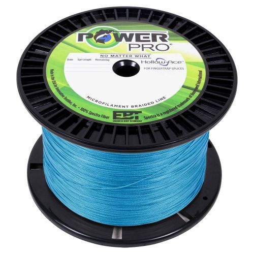 PowerPro Hollow Ace Line - Premium Braided Fishing Line for Saltwater & Freshwater - High Strength, Low Memory, Smooth Casting - Ideal for Bass, Trout, and Offshore Fishing