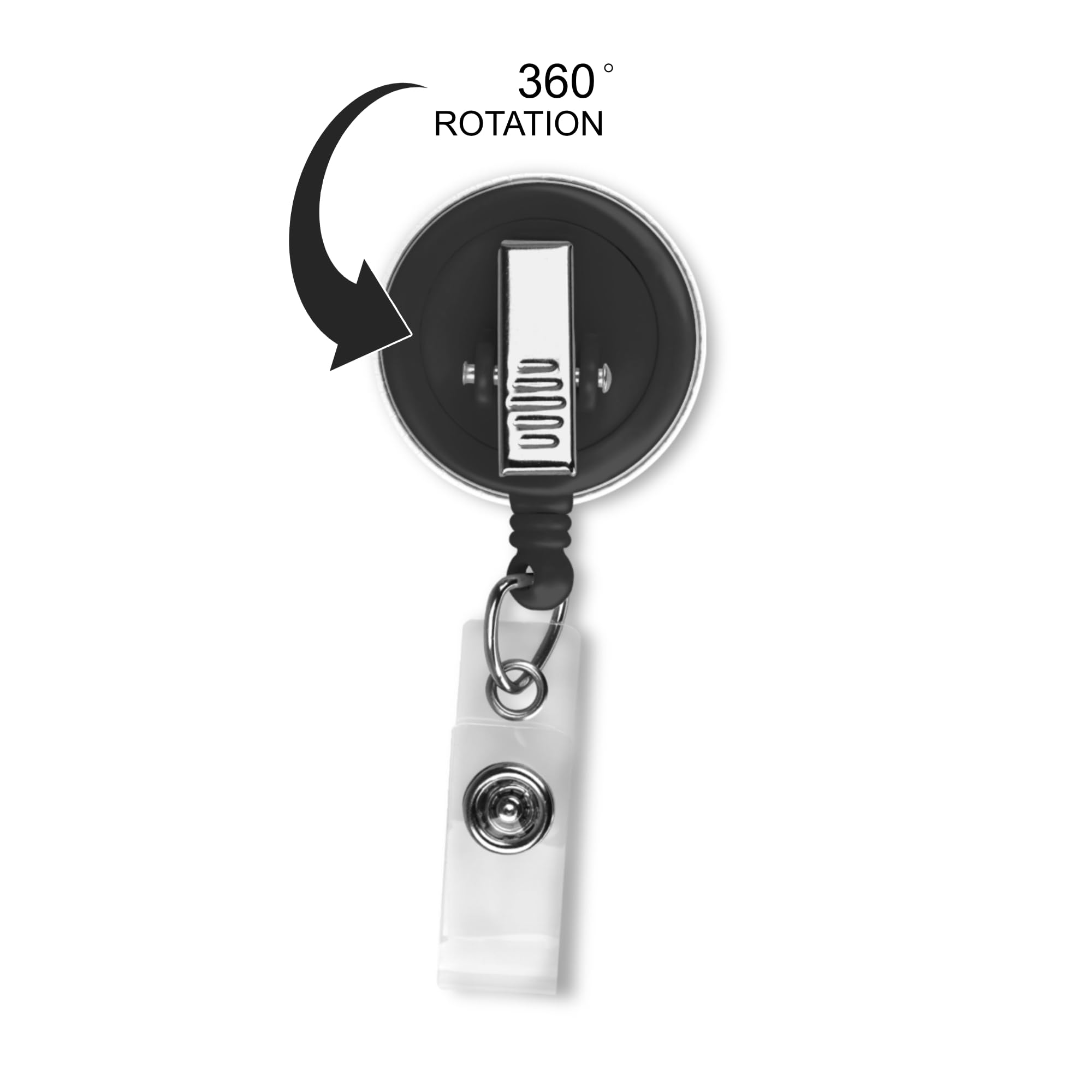Cute Gnome with Coffee Badge Reel ID Holder - Stylish Nurse Teacher Office Accessory for Work, School & Events