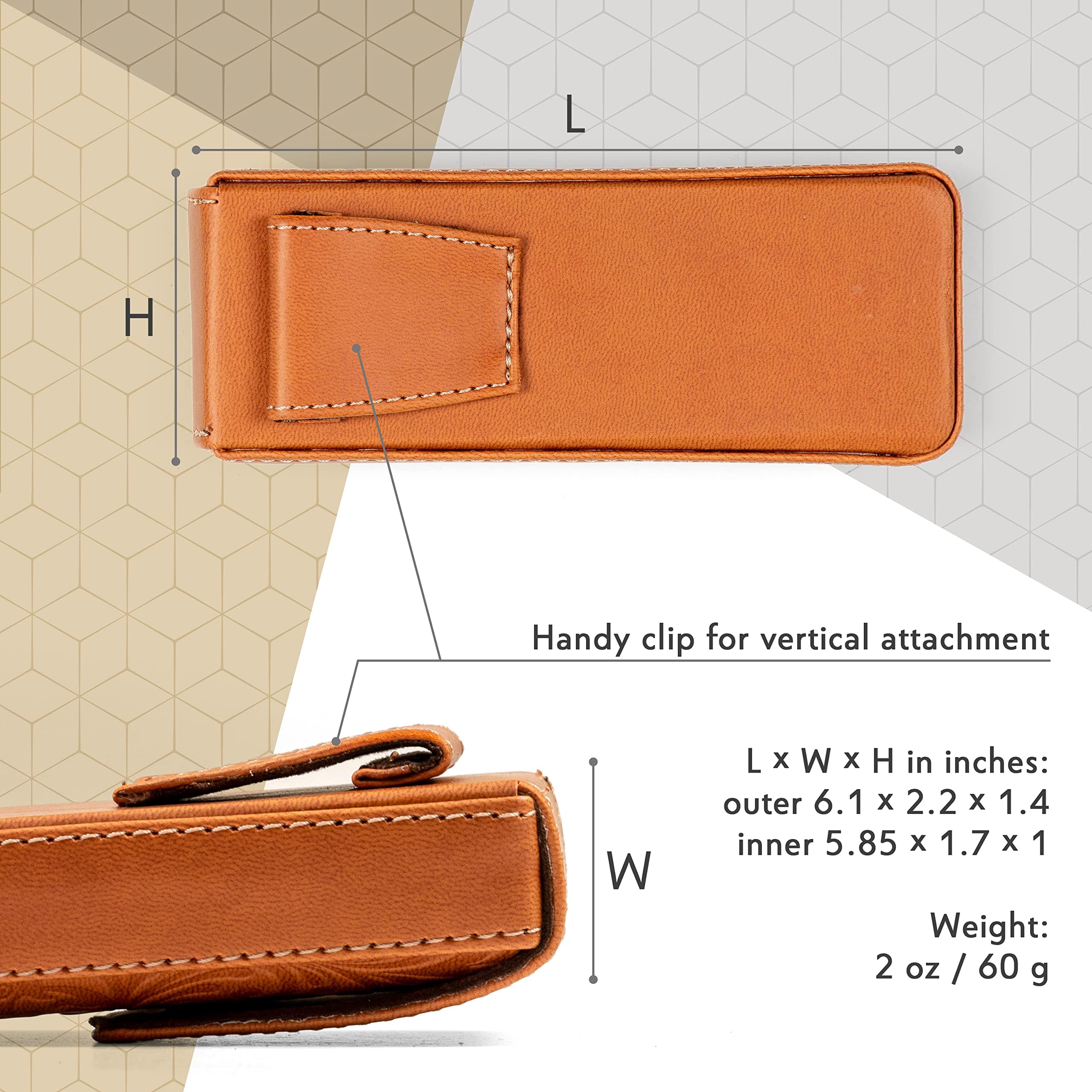 **Brown PU Leather Hard Eyeglass Case for Women - Classic Style Reading Glasses Holder & Spectacles Box - Perfect for Travel, Office, and Daily Protection**