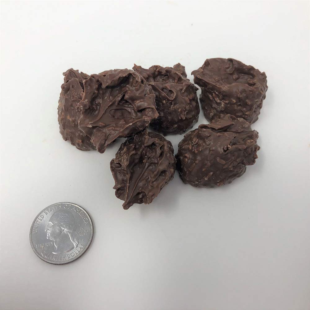Sugar Free Coconut Clusters with Milk Chocolate - Keto Friendly Snack, 1lb (16oz) - Perfect for Low Carb Diet, Healthy Dessert & On-the-Go Energy Boost