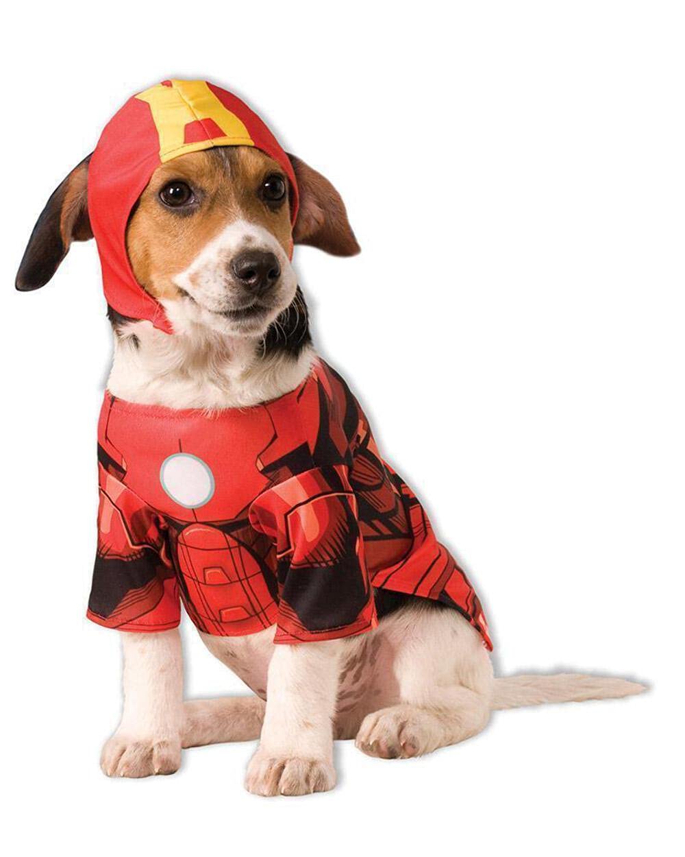 Rubie's Marvel Classic Iron Man Pet Costume for Dogs & Cats - Superhero Halloween Costume for Pets, Cosplay Dress Up for Parties & Photo Shoots