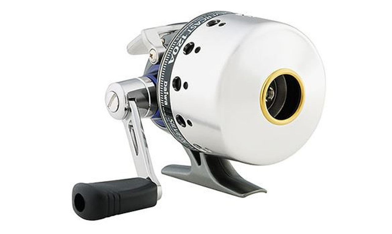 Daiwa Silvercast A Spincast Fishing Reel 10Lbs Test - Lightweight & Smooth SC100A CP for Freshwater & Saltwater Fishing