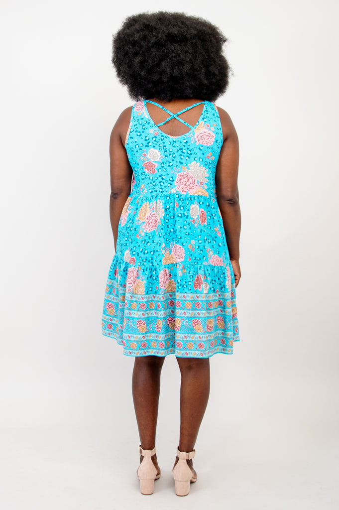 Elegant Coralie Kaya Dress for Women - Flowy Summer Maxi Dress with Floral Print - Perfect for Beach Vacations, Date Nights & Casual Outings