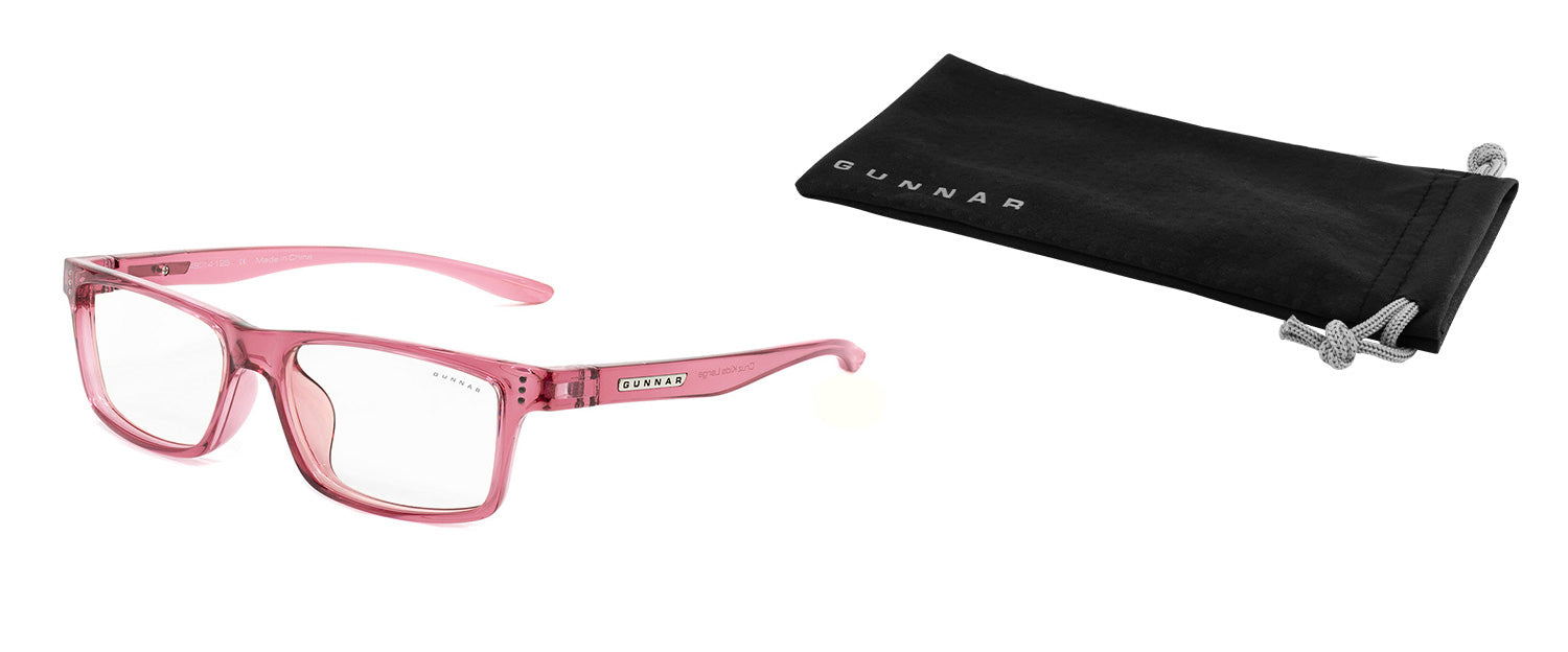 Cruz Large Blue Light Blocking Glasses for Kids - Anti Eyestrain Computer Gaming & Reading Glasses for Boys and Girls