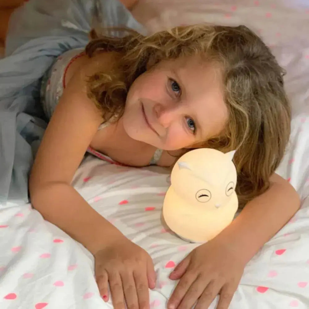 Duski Dream Guardian: Owl Night Light for Kids - Soothing Nursery Decor & Bedroom Nightlight for Baby Sleep Aid & Relaxation
