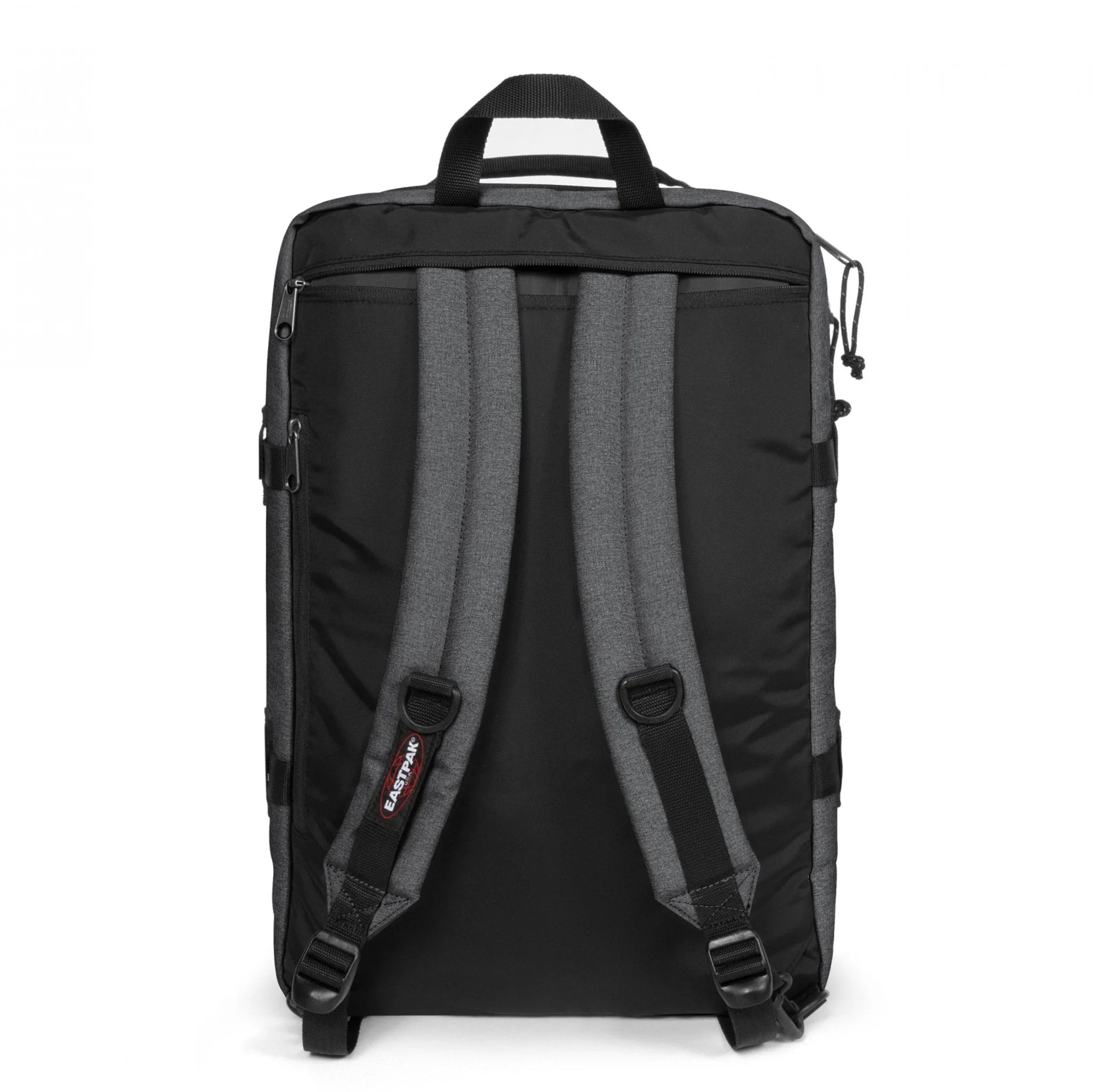 Eastpak Travelpack Backpack - Durable Black Denim for School, Work & Travel | Stylish & Spacious Daypack for Commuters & Students