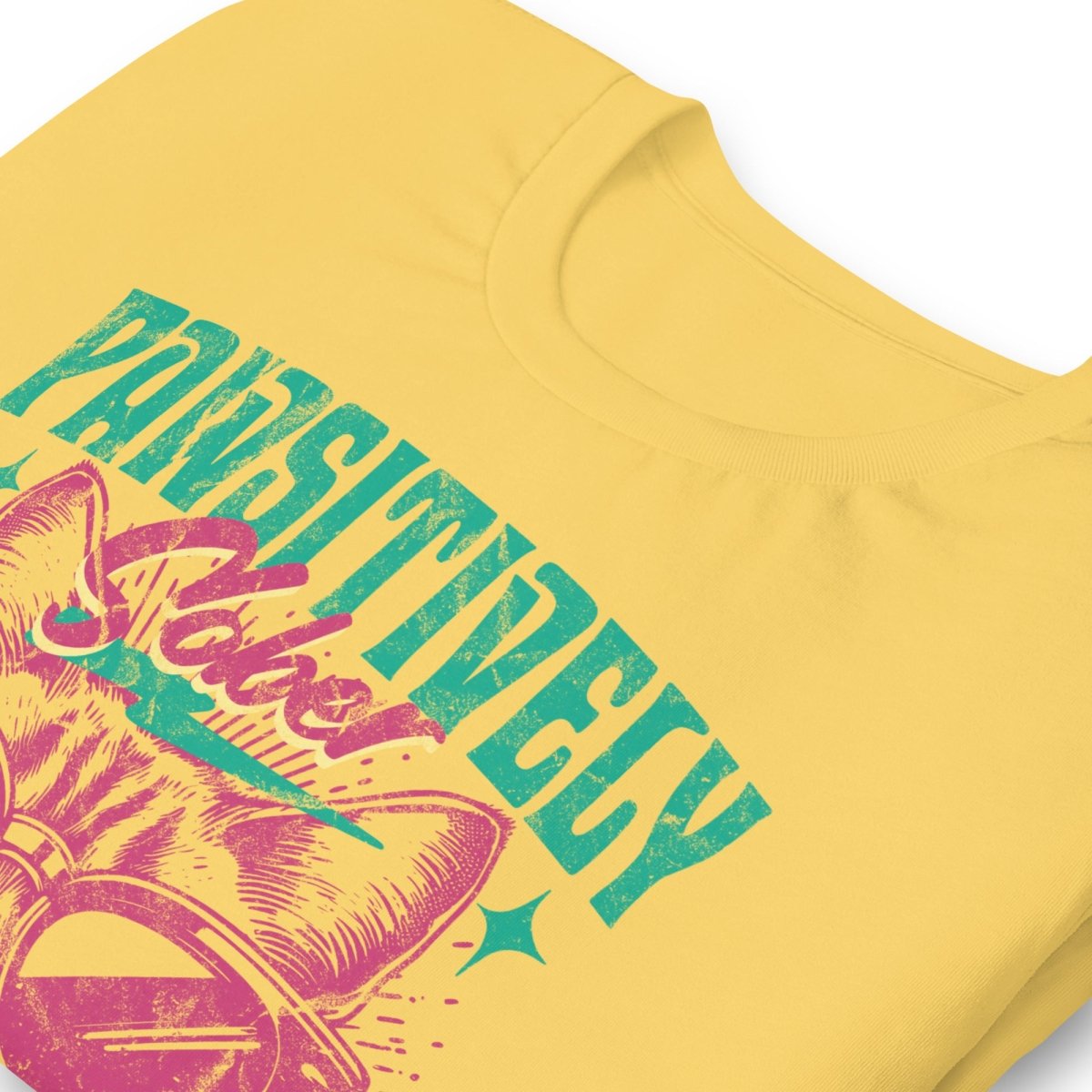 Pawsitively Sober T-Shirt - Funny Cat Sobriety Tee for Recovery & AA Meetings | Celebrate Clean Living with Cute Cat Design