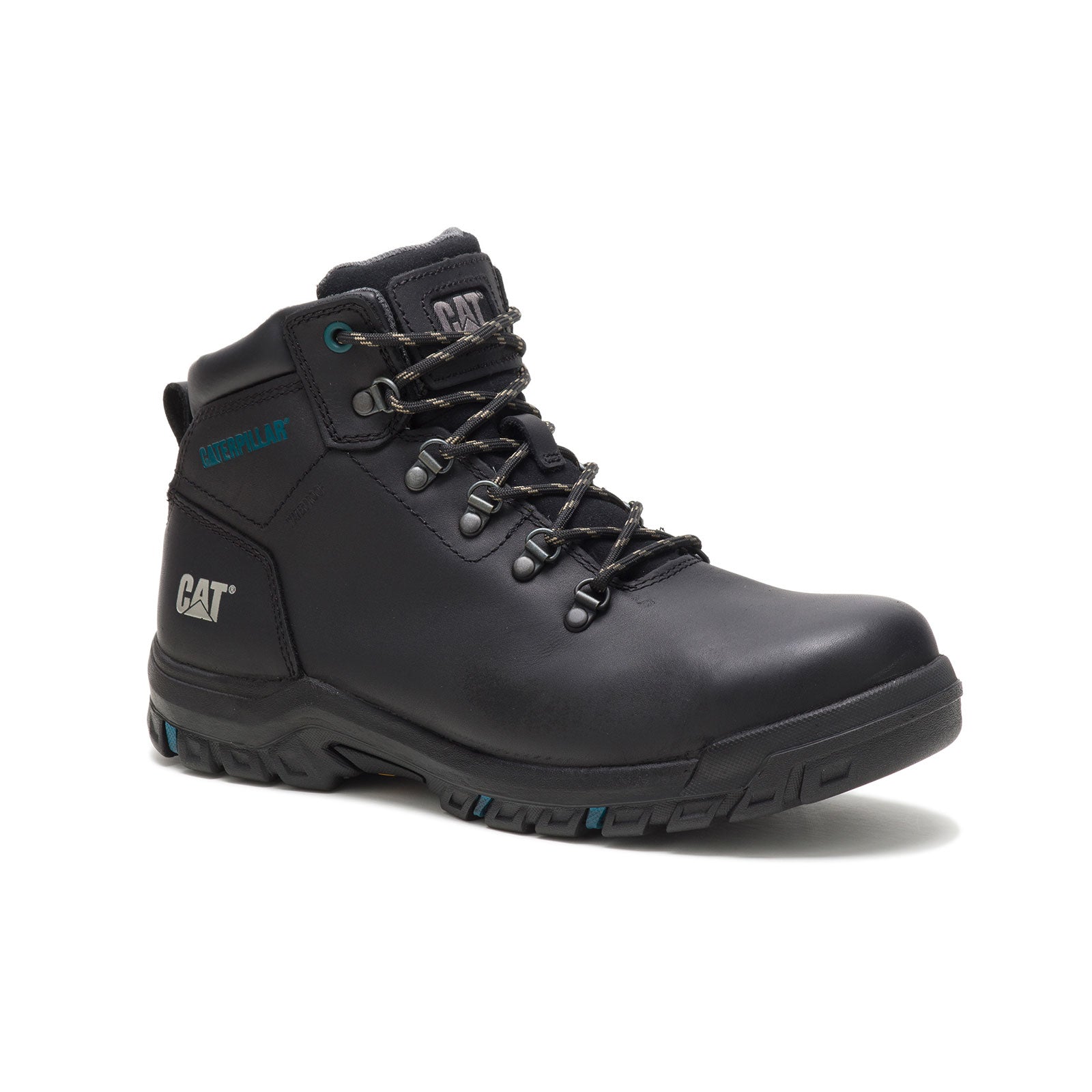 Mae Women's Steel Toe Waterproof Work Boots - Black Safety Shoes for Construction, Hiking & Outdoor Work - Non-Slip Comfortable Work Boots for Women