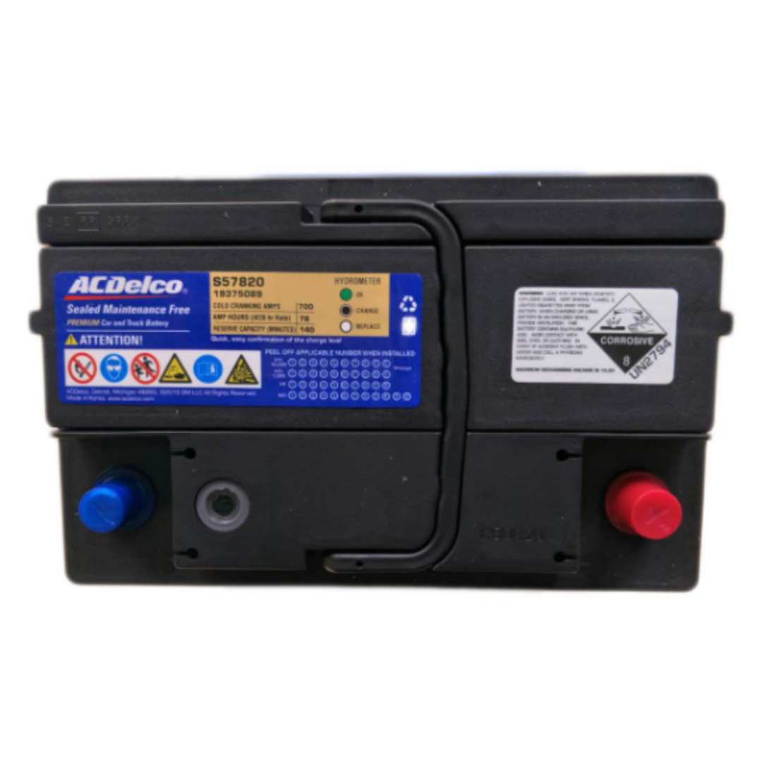 ACDelco Dry Cell Battery for Chevrolet Colorado 2.5L / Zafira / Trailblazer 2.5L - Reliable Replacement Car Battery for Off-Road & Daily Commuting