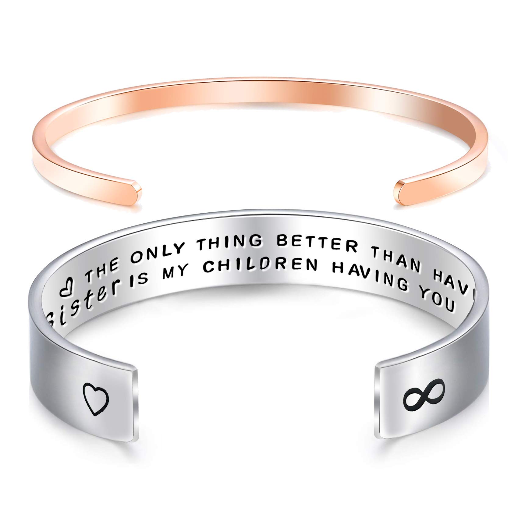Beautiful Aunt Bracelet Gift for Sister - Perfect Pregnancy Announcement Jewelry | Ideal for Sisterhood Celebrations, Baby Showers & Family Bonding