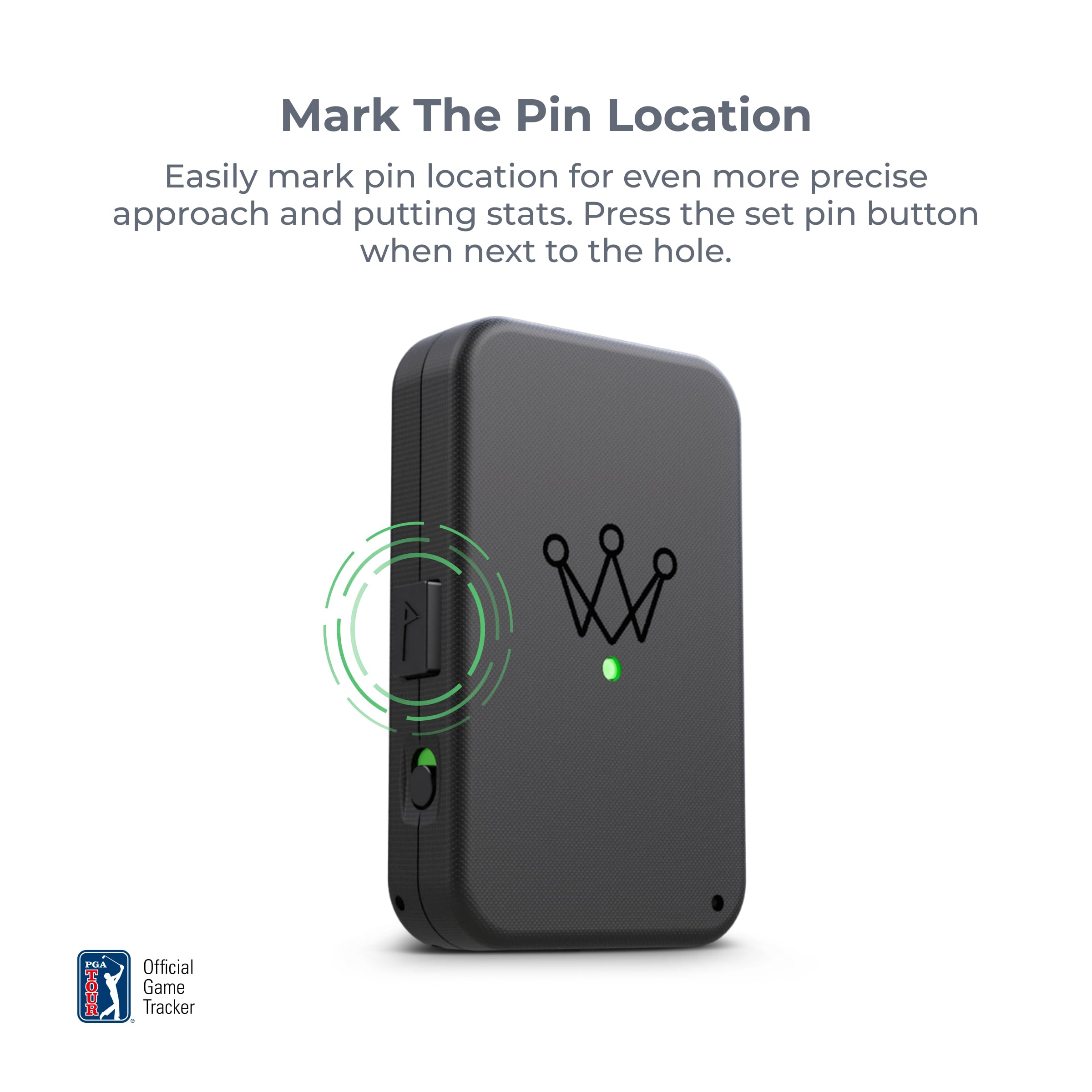 Arccos Link - Wireless Golf Swing Tracker | Phone-Free Golf Performance Monitor | Compatible with Arccos Smart Sensors & Smart Grips | Perfect for On-Course Game Analysis & Practice Sessions