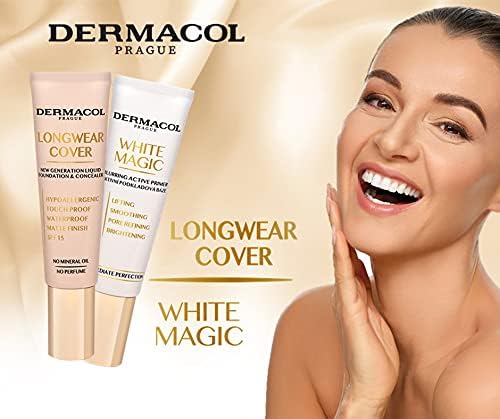 Dermacol Longwear Full Coverage Makeup Foundation - Bronze Shade for Flawless Skin | Perfect for Daily Wear, Special Occasions & Photography