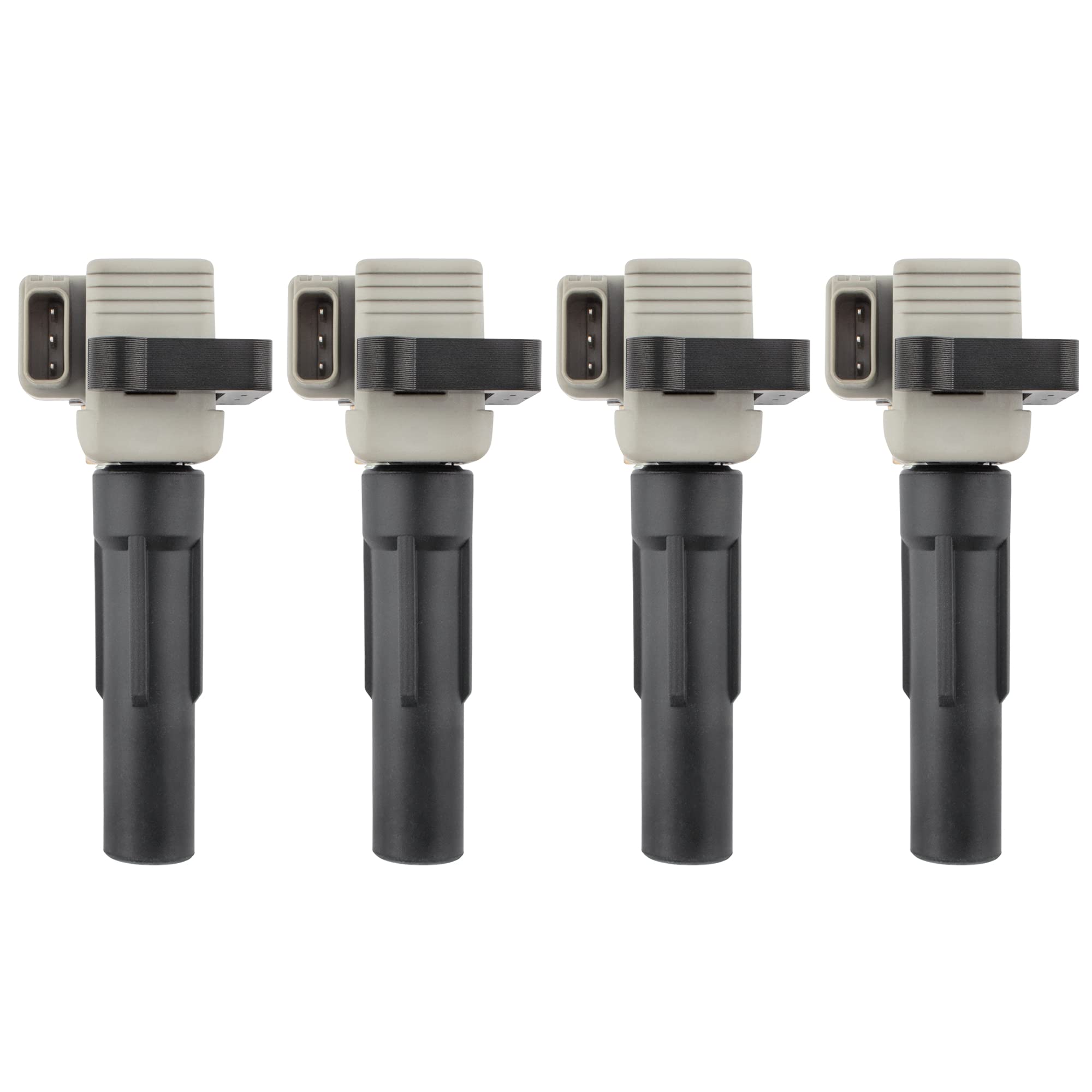 BOXI Engine Ignition Coil Pack - Compatible with Subaru Impreza 2003-2005 & Saab 9-2X 2005 - L4 2.0L Turbocharged Engine - Replacement for OEM# 22433-AA550 & UF-528 - 4pc Set - Perfect for Engine Performance & Smooth Acceleration