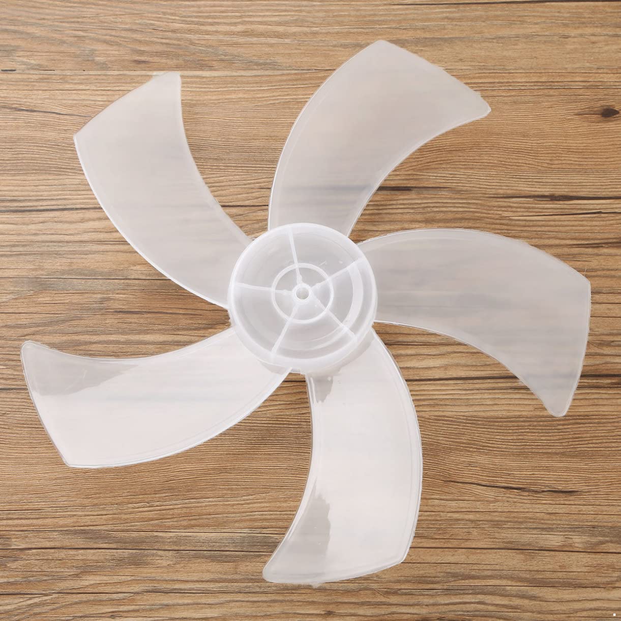 FEESHOW 5-Blade Plastic Fan Replacement for 16 Inch Stand Fan, Pedestal Fan & Table Fan - Clear Universal Size - Perfect for Home, Office & Bedroom Cooling