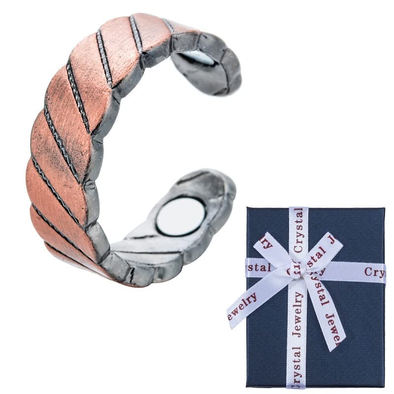 NSKKA Blood Sugar Control Magnetic Therapy Ring - Adjustable Lymphatic Drainage Bracelet for Diabetes, Arthritis Pain Relief & Improved Blood Circulation - Ideal for Carpal Tunnel Syndrome & Daily Wellness Support