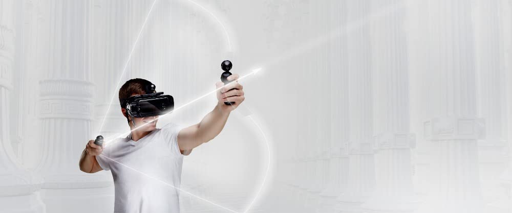 NOLO CV1 Pro VR Controller & Motion Tracking Kit for PlayStation VR, Gear VR, Oculus Go, Pimax Headset - Steam VR Compatible | Immersive Gaming & Virtual Reality Experience