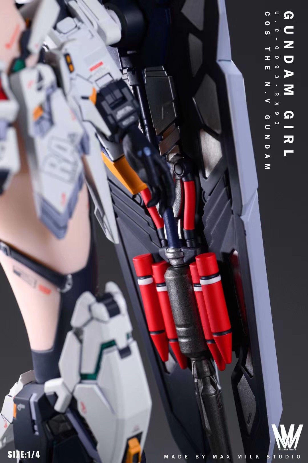 MMS Studio Cosplay The N.V. Gundam Girl Model Kit - Anime Mecha Figure for Collectors & Gundam Fans | Perfect for Display, Cosplay & Anime Conventions
