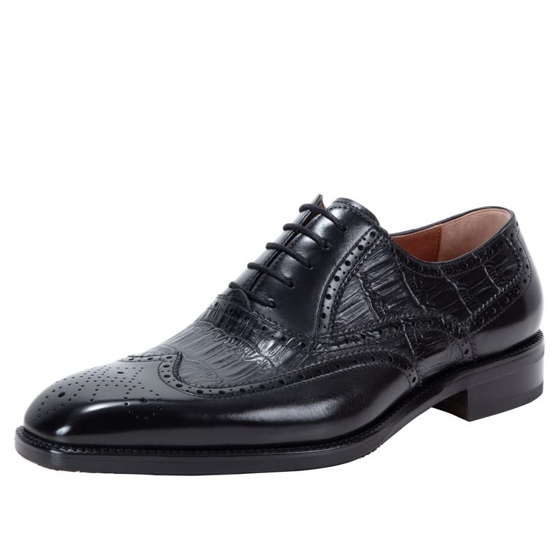 Premium Genuine Leather Men's Dress Shoes - Modern Business Derby Oxfords for Formal Occasions | Office, Wedding & Professional Events