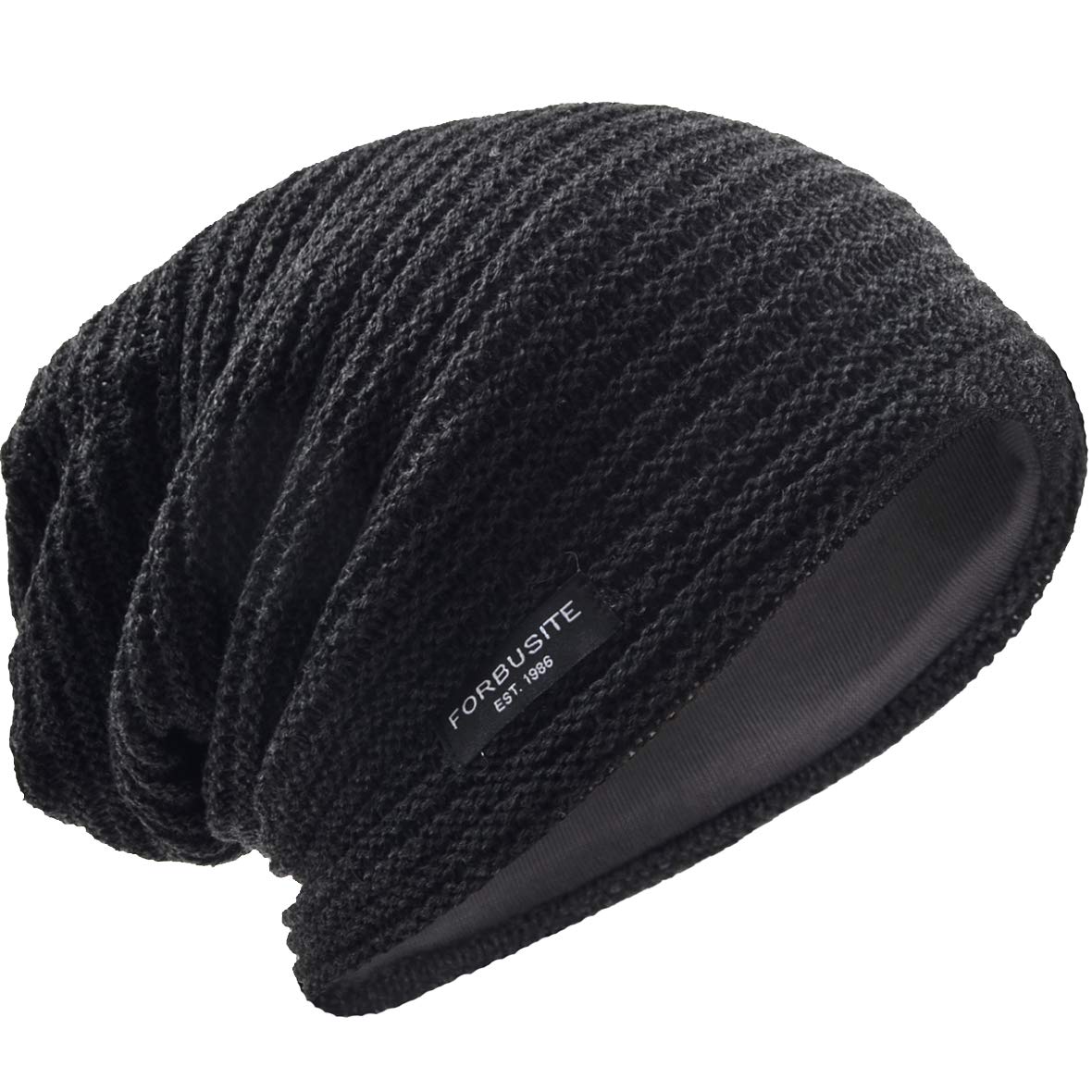 VECRY Men's Slouchy Beanie - Soft Knit Crochet Rasta Cap for Summer & Winter - Cozy Unisex Hat for Outdoor Activities, Streetwear & Casual Fashion