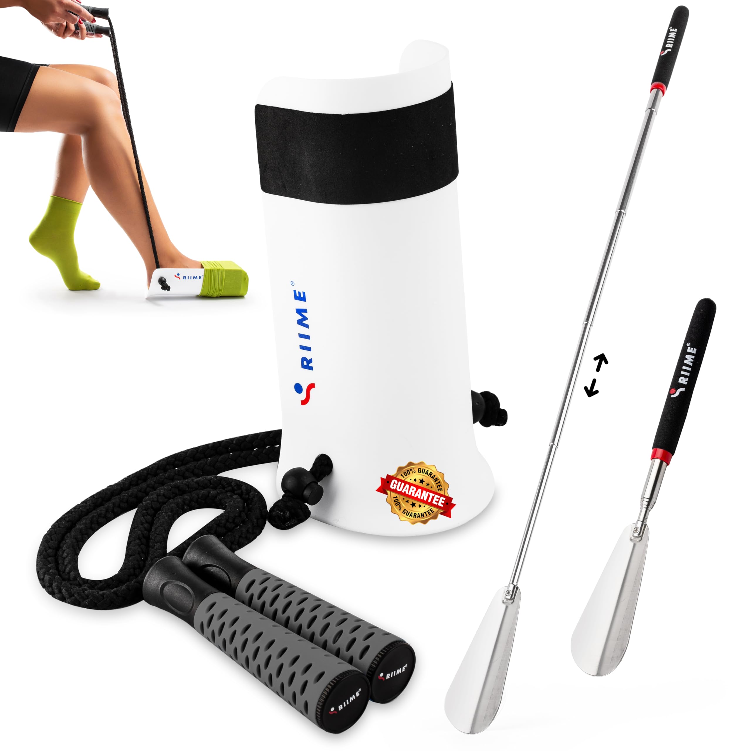 SOKELP Sock Aid Device - Ergonomic Handles for Easy Sock Assistance - No Bending Required - Ideal for Elderly, Disabled & Pregnant Women - Perfect for Arthritis, Hip Replacement & Mobility Challenges - Daily Living Aid for Independent Dressing