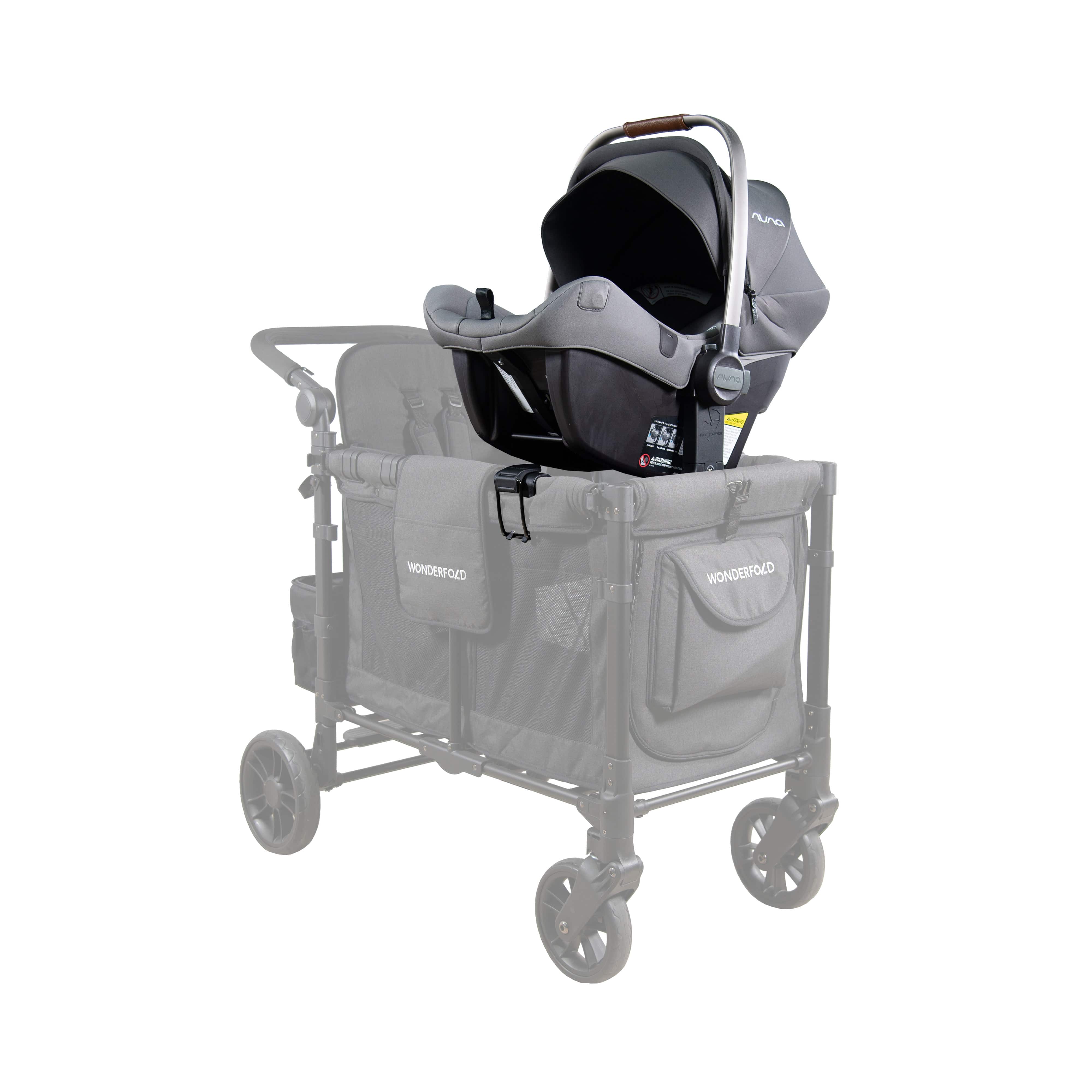 Wonderfold W2 Series Car Seat Adapter - Compatible with Cybex, Nuna & Maxi Cosi Infant Car Seats | Perfect for Stroller Travel & On-the-Go Families