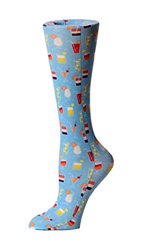 Best Compression Socks for Wide Calves 10-18mmHg - Breathable Knit Support Socks for Circulation, Travel & Running - Perfect for Summer Workouts & Long Flights