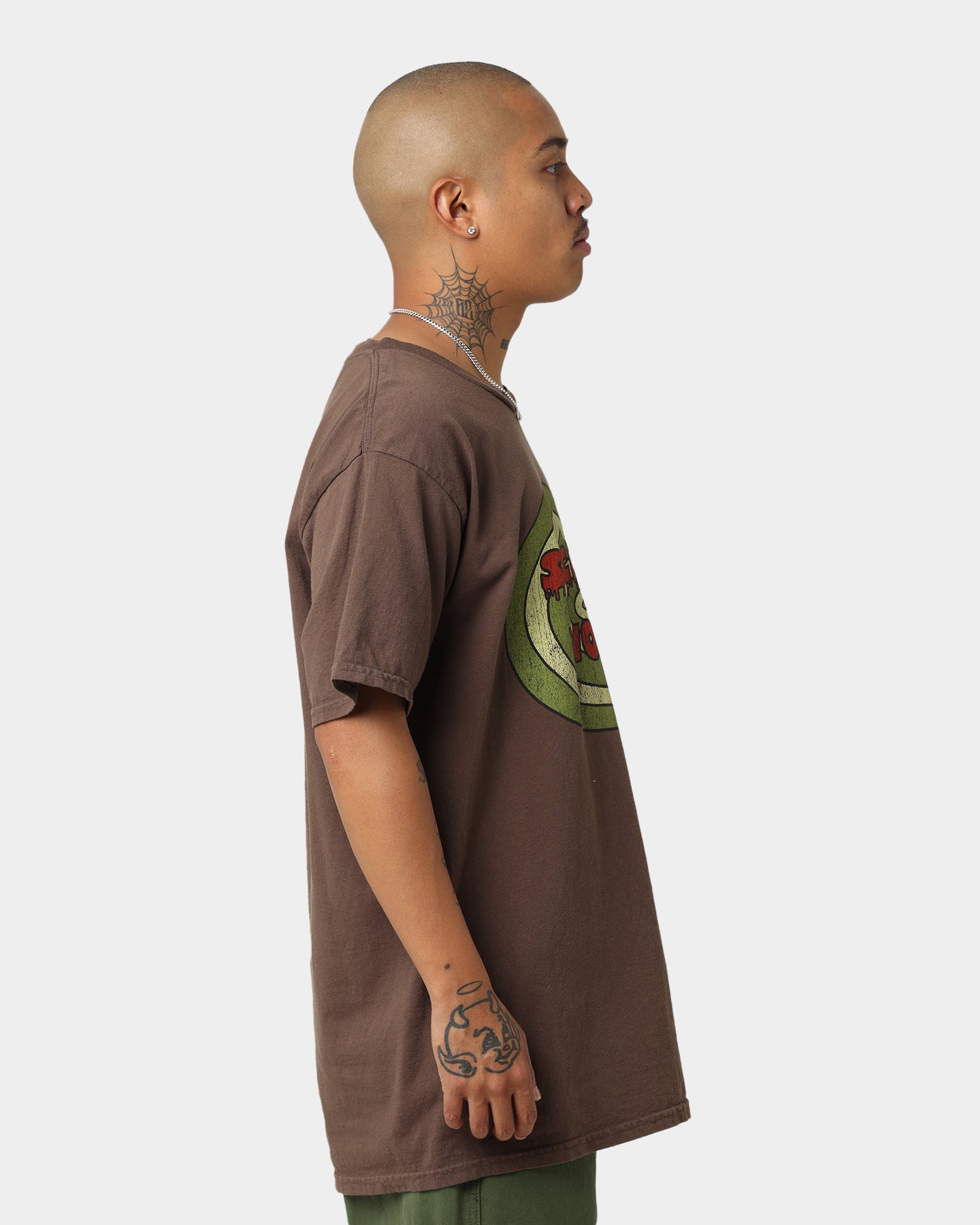 American Thrift X Daria Sick Sad World Graphic T-Shirt - Brown Vintage Cartoon Tee for Casual Wear & 90s Nostalgia Fashion