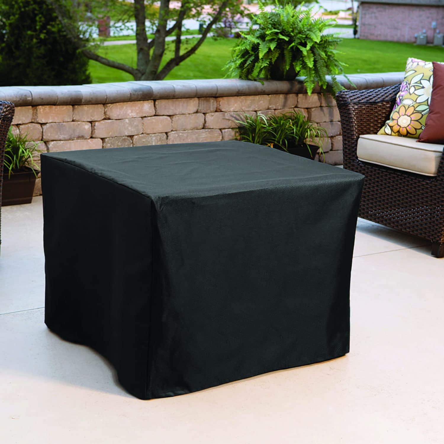 Endless Summer GAD1429SP Large Multi-Color Gas Outdoor Fireplace with Slate Mantel - Perfect for Patio, Backyard, and Garden Gatherings