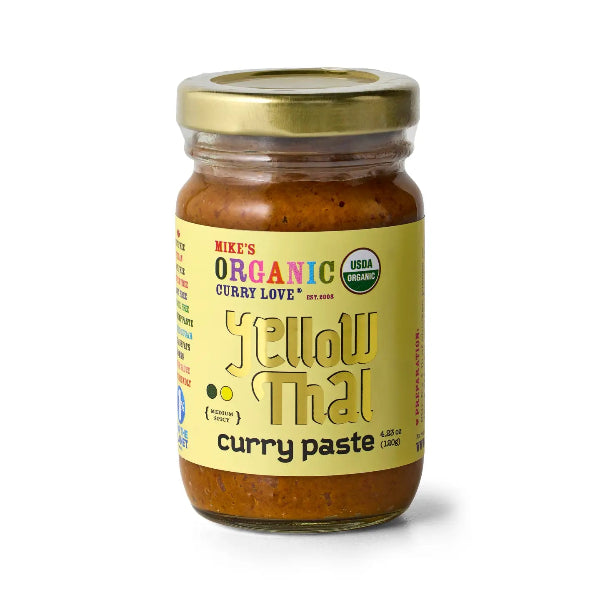 Mike's Organic Curry Paste - Authentic Thai Flavor, Gluten-Free & Vegan - Perfect for Stir-Fries, Soups, and Marinades