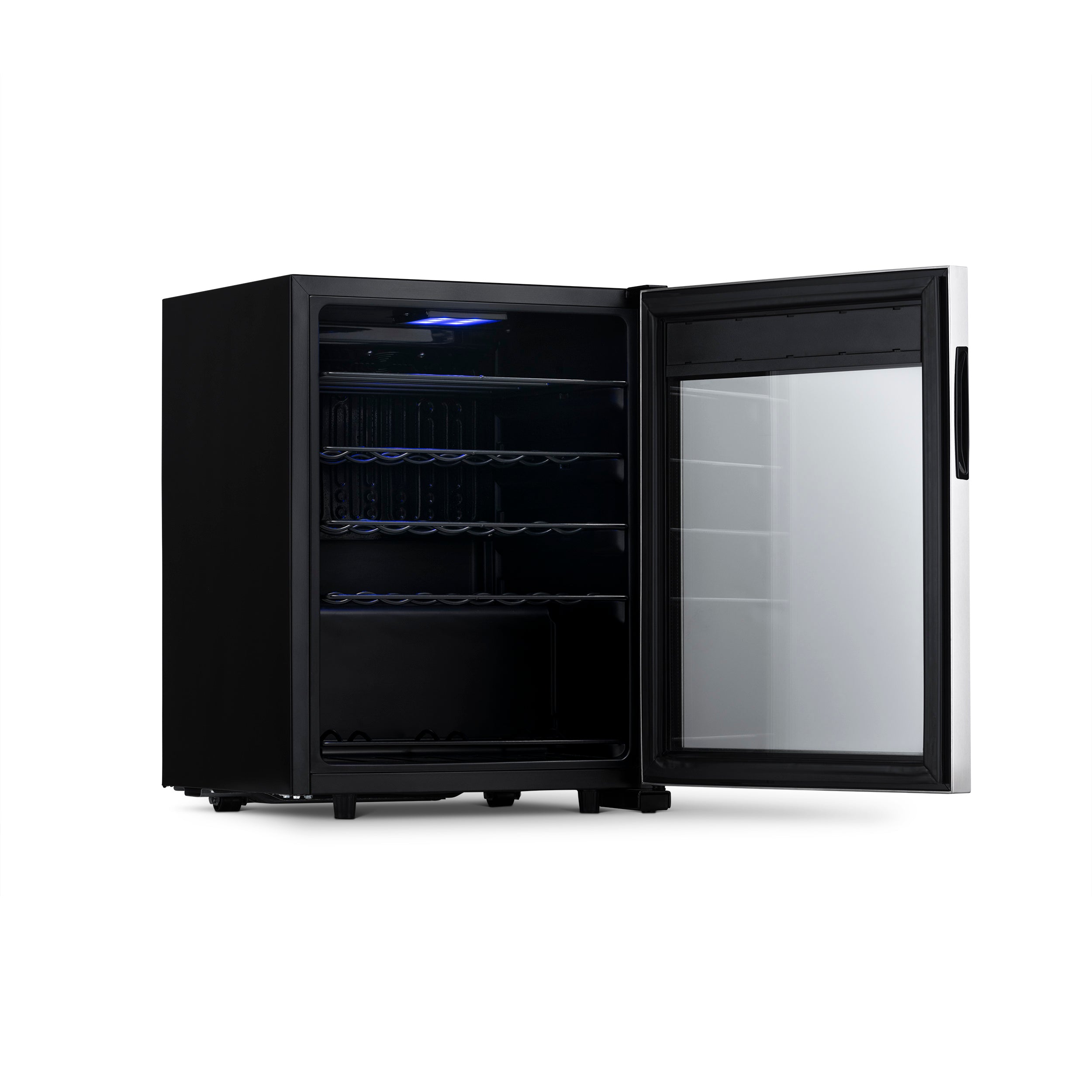 Newair® 23 Bottle 18.9 Stainless Steel Freestanding Wine Cooler Refrigerator - Perfect for Home Bars, Restaurants, and Wine Cellars